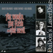 The World, the Flesh, and the Devil WS Rare NEW LaserDisc No DVD