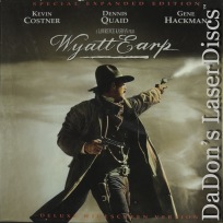 Wyatt Earp Uncut WS Rare NEW LaserDisc Boxset Costner Western