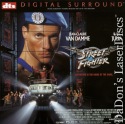 Street Fighter DTS NEW Widescreen Rare LaserDisc Van Damme Julia Action