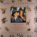 Abbott & Costello Comedy Collection Rare LaserDisc Boxset
