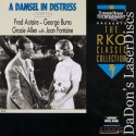 A Damsel in Distress Rare RKO LaserDisc Astaire Fontaine Musical