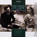 Divorce of Lady X Rare LaserDisc Oberon Olivier Drama
