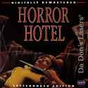 Horror Hotel Elite WS Rare LaserDisc Stevenson Lee Lotis