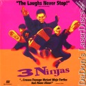 3 Ninjas Dolby Surround Rare NEW LaserDisc Wong Action