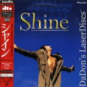 Shine Japan DTS WS LaserDisc +OBI Rare NEW LD Rush Stall Noah Biography Drama