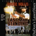 Last Man Standing DTS WS Rare LaserDisc Willis Walken Action