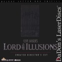 Lord of Illusions AC-3 WS Rare LaserDisc Unrated Directors Cut Horror *CLEARANCE*