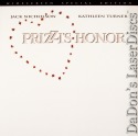 Prizzi's Honor DSS WS NEW LaserDisc Nicholson Comedy