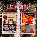 Rage at Dawn / Kansas Pacific Roan LaserDisc NEW Double Western