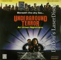 Underground Terror Rare LaserDisc Rickman Dougherty Action