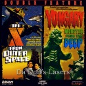 X From Outer Space Yongary Monster from Deep LaserDiscs